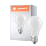 Ledvance Classic Superior LED Glühbirne E27 Birne Fadenlampe Matt 5.7W 1055lm - 827 Extra Warmweiß | Dimmbar - Ersatz für 75W