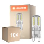 Mehrfachpackung 10x Ledvance Performance LED Capsule Klar G9 2.6W 320lm - 840 Kaltweiß | Ersatz Für 30W