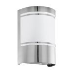Eglo Wandleuchte Cerno 2 Rostfreier Stahl | IP44 - Geeignet für 1x E27 - Lichtsensor