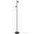 Nordlux Omari Stehlampe Metall Schwarz 6.4W 320lm - 827 Extra Warmweiß | Touch Dimmbar