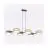 Emibig Pendelleuchte Drumz Stahl Braun | Geeignet für 6x E14 - Max 10W