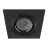 Noxion Einbau Spot Boxi MR16 Schwenkbar Textur & Glänzend Schwarz |Ausschnitt 80mm - IP20 - Inkl. GU10 Sockel
