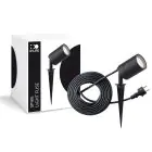 D'Lite Erdspießleuchte Fuse Stromkabel Schwarz | IP65 - Geeignet für 1x GU10 | incl. cable 2 Meter