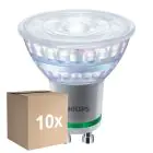 Mehrfachpackung 10x Philips MASTER LED Spot Classic GU10 PAR16 2.1W 375lm 36D - 830 Warmweiß | Ersatz für 50W