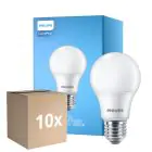 Mehrfachpackung 10x Philips Corepro LED Glühbirne E27 Birne Matt 4.9W 470lm - 840 Kaltweiß | Ersatz für 40W